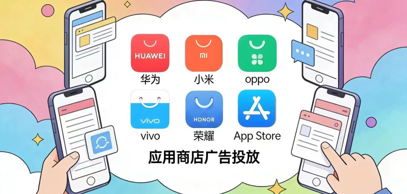 各大应用商店广告开户投放+代运营